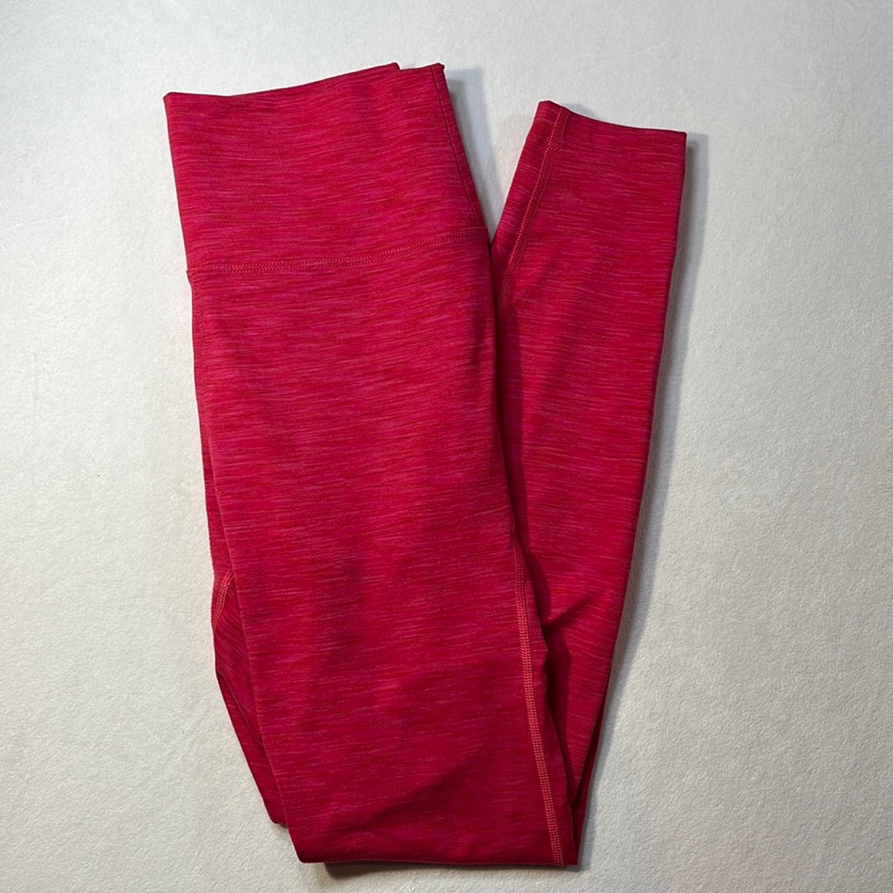 Outdoor Voices heathered hot pink leggings